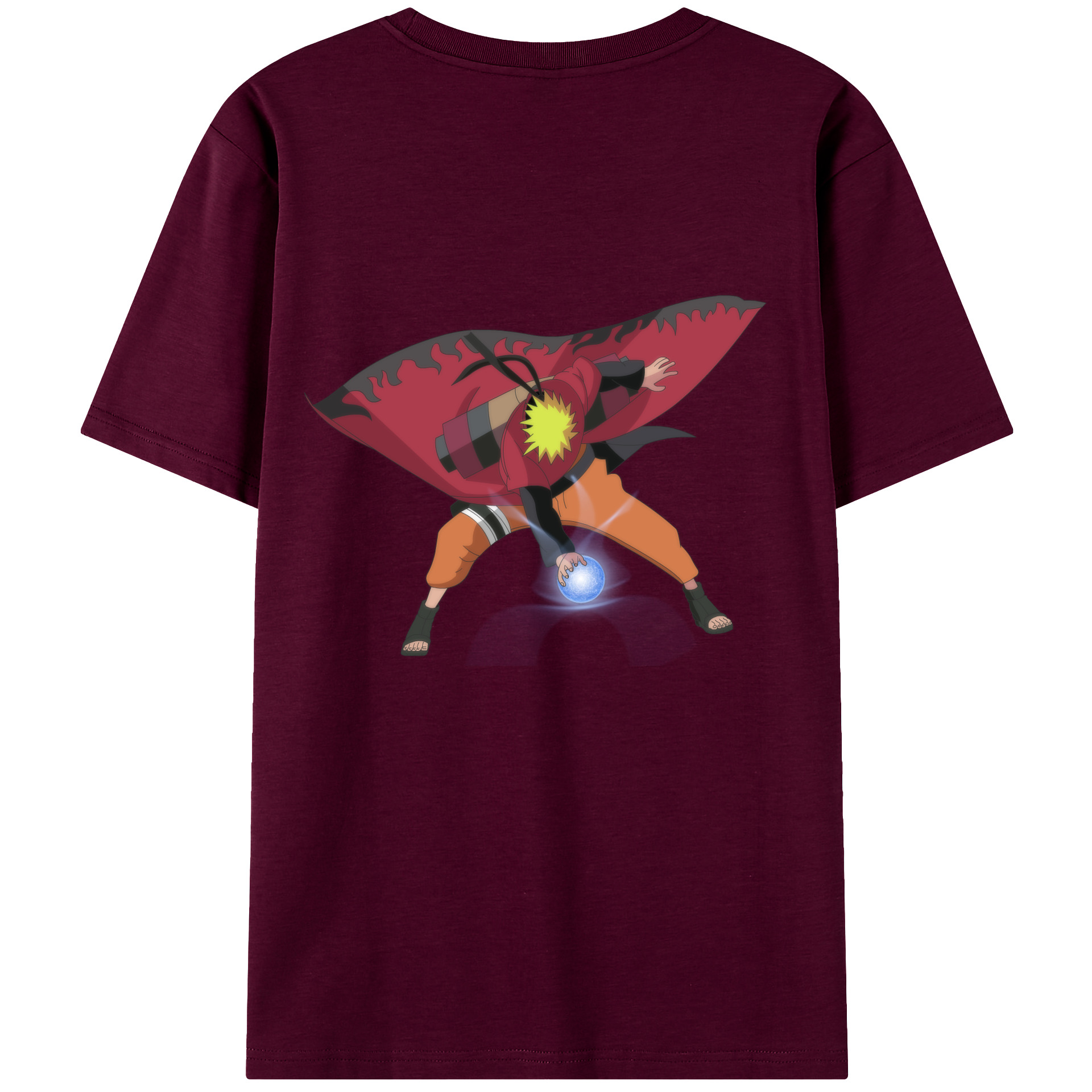 （画像用） NARUTO -ナルト- うずまき ナルト Uzumaki Naruto レディース半袖Tシャツ(バックプリント)